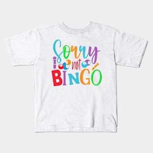 Sorry Not Sorry Bingo Meme Kids T-Shirt